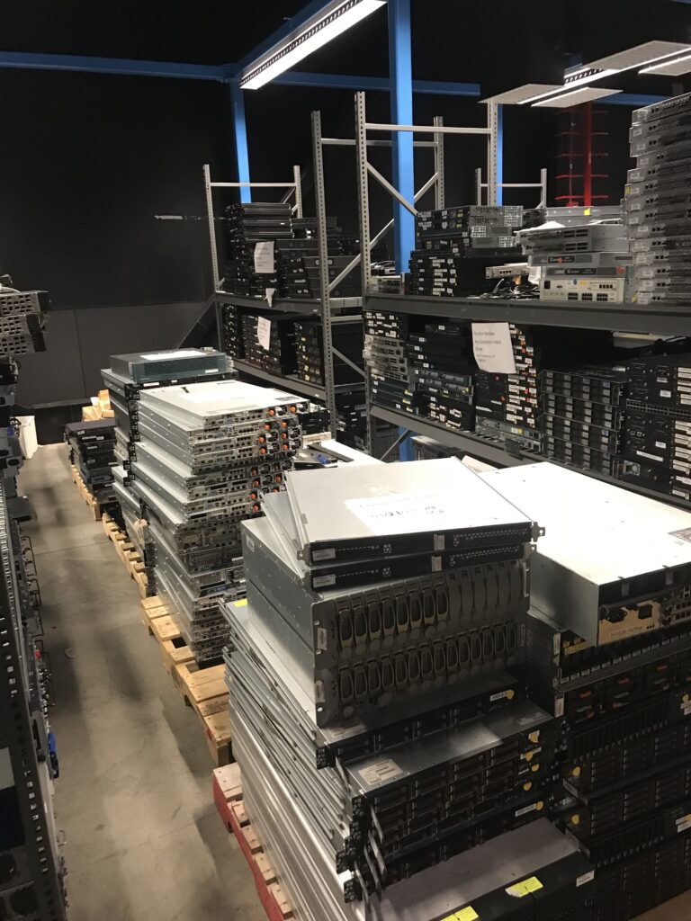 Stack of Computer Servers